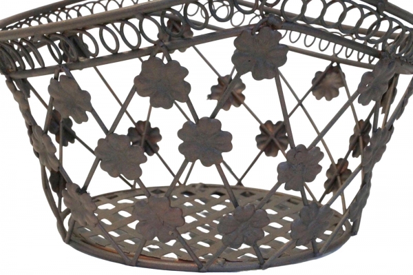 Henkelkorb Tecla groß ca. 40 cm - Gartendekoration